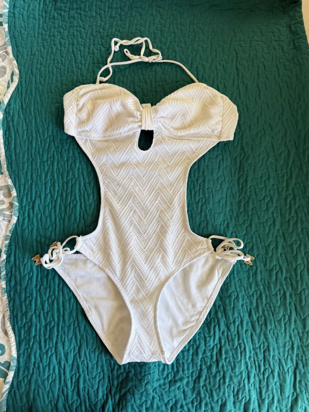 White One  Piece Swimsuit